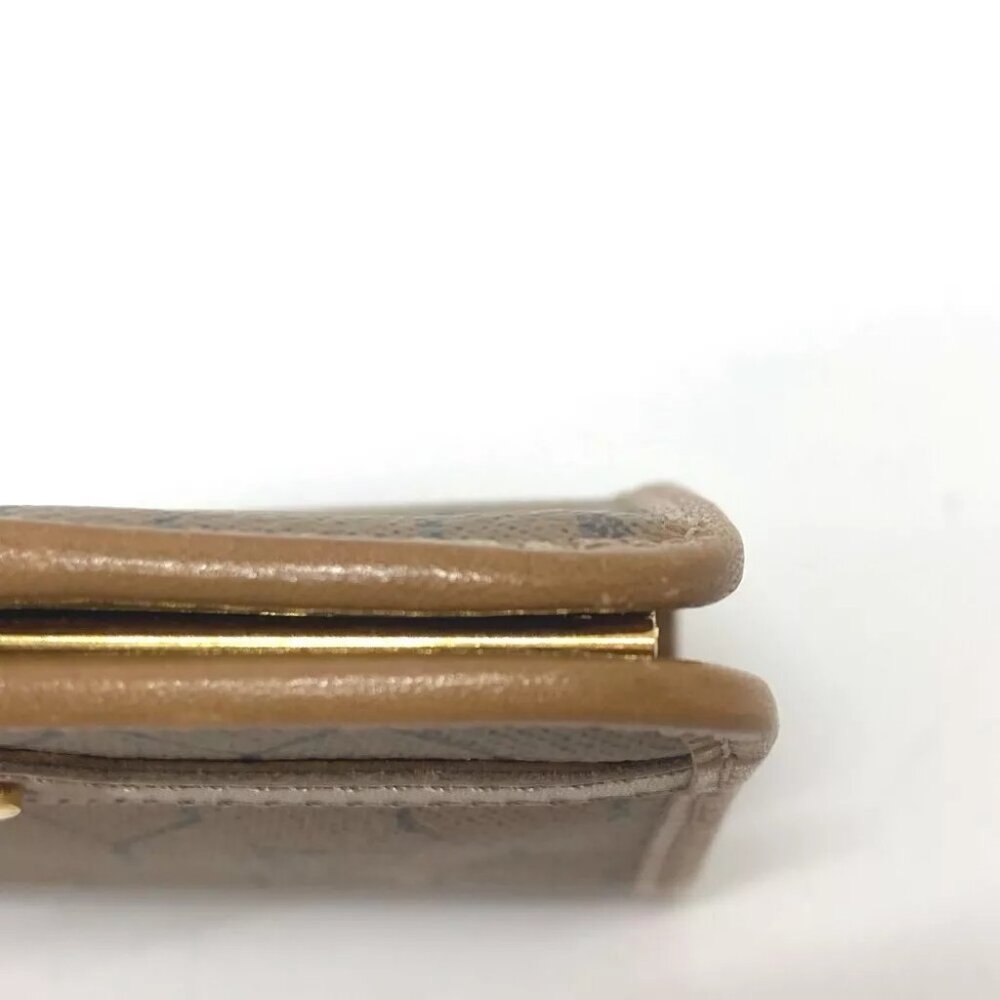 Dior Kisslock coin purse case coin purse Leather Brown/GoldHardware - Picture 6 of 15